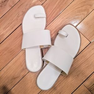 Michael Kors White Sandals Slippers